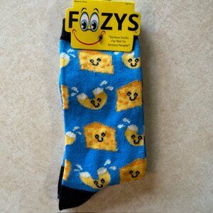 NWT Foozys Mac & Cheese Novelty Socks